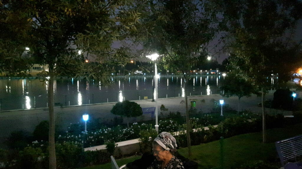 Abendstimmung im Ghadir Park